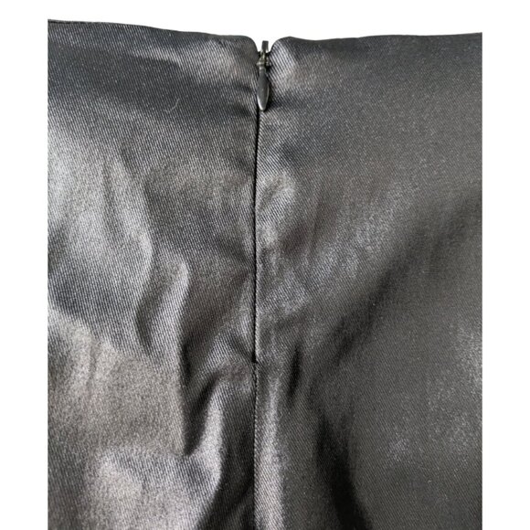 Blue Asphalt Wet Seal Women's Black Wet Look Pants - Picture 3 of 6